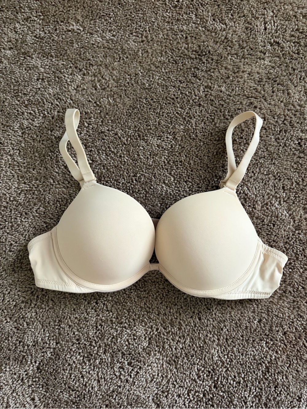 Light Cream Smooth Underwire push up  Bra